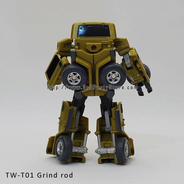 Toy World TW T01 Grind Rod Figure Homage To G1 Rollbar Images  (2 of 10)